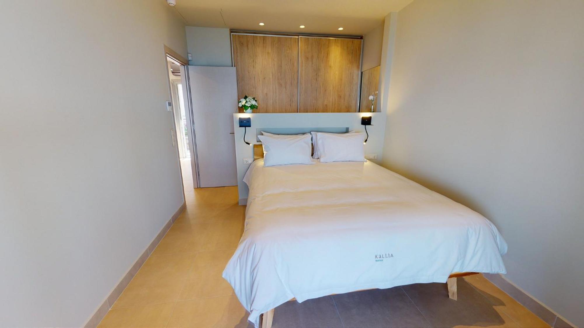Kallia Suites- Chorefto Szoba fotó