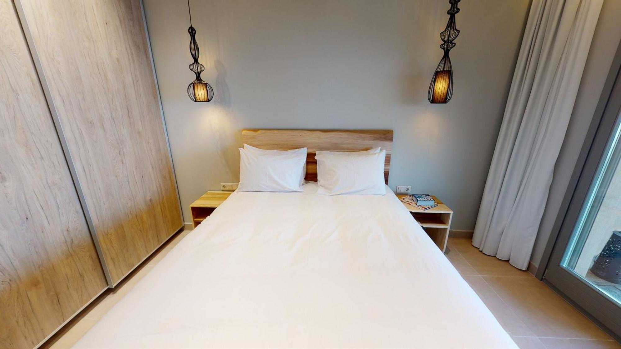 Kallia Suites- Chorefto Szoba fotó