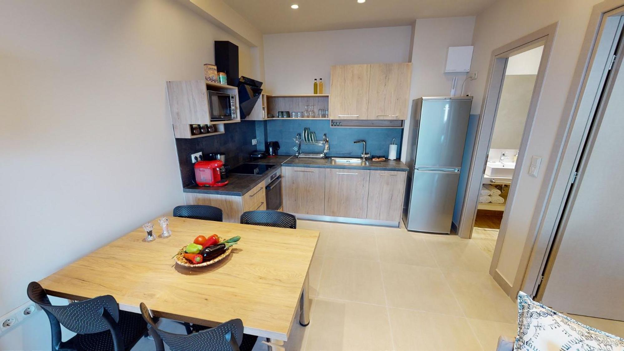 Kallia Suites- Chorefto Szoba fotó