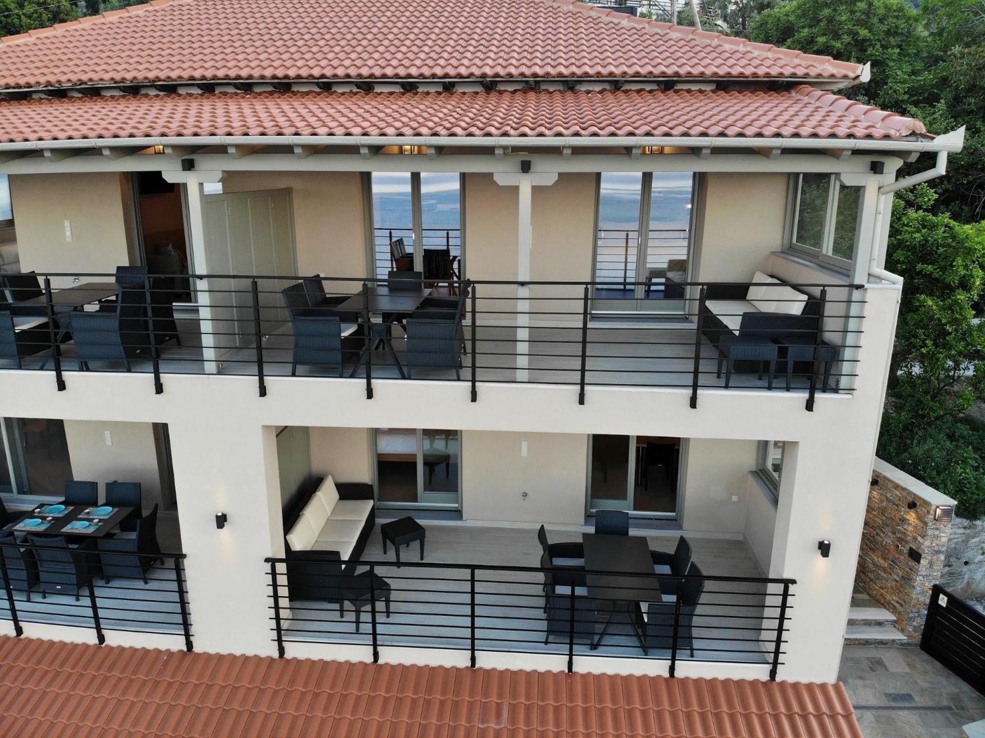Kallia Suites- Chorefto Szoba fotó